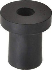 Au-Ve-Co Products - 1/4-20, 0.74" Diam x 0.187" Thick Flange, Rubber Insulated Rivet Nut - UNC Thread, Neoprene, 0.642" Long x 1/2" Body Diam, 0.829" OAL - A1 Tooling