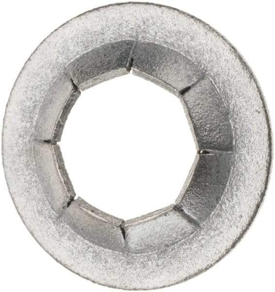 Value Collection - 3/4" OD, Spring Steel Push Nut - Zinc-Plated, 3/8" Shaft Diam - A1 Tooling