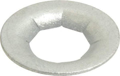 Au-Ve-Co Products - 1" OD, Spring Steel Push Nut - Zinc-Plated, 1/2" Shaft Diam - A1 Tooling