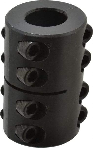 Climax Metal Products - 3/4" Inside x 1-1/2" Outside Diam, Two Piece Rigid Coupling without Keyway - 2-1/4" Long - A1 Tooling