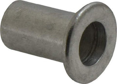 Value Collection - 3/8-16, 0.03 to 0.115" Grip, 1/2" Drill, Aluminum Standard Rivet Nut - Flat Head - A1 Tooling