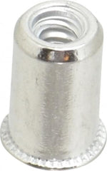 Value Collection - #6-32, 0.01 to 0.08" Grip, #12, Aluminum Standard Rivet Nut - Expander Head - A1 Tooling