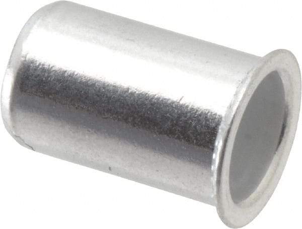 Value Collection - #8-32, 0.01 to 0.08" Grip, #2, Aluminum Standard Rivet Nut - Expander Head - A1 Tooling