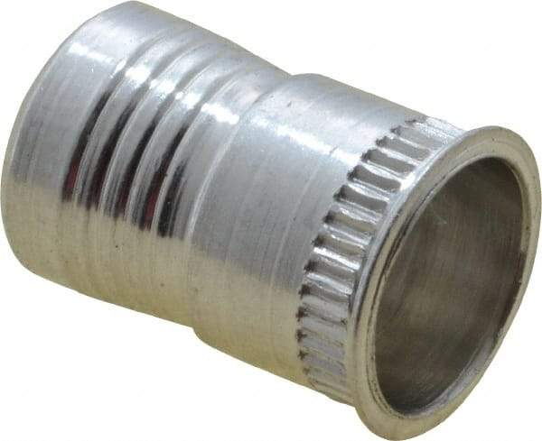 Marson - #8-32, 3/8" OAL, Thread-Sert Threaded Insert - 1/4" Hole Diam, 0.282" Head Diam, Aluminum - A1 Tooling