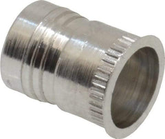 Marson - #10-24, 3/8" OAL, Thread-Sert Threaded Insert - 0.281" Hole Diam, 0.314" Head Diam, Aluminum - A1 Tooling