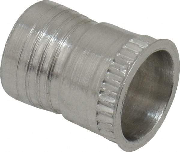 Marson - #10-32, 3/8" OAL, Thread-Sert Threaded Insert - 0.281" Hole Diam, 0.314" Head Diam, Aluminum - A1 Tooling