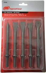 Ingersoll-Rand - 7" OAL, 0.78" Shank Diam, Chisel Set - Round Shank, Steel - A1 Tooling