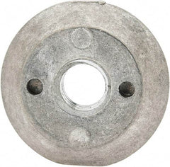 Made in USA - 5/16-18, Alloy Steel, Zinc Plated, Right Hand Spherical Fixture Nut - 1/4" High - A1 Tooling