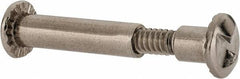 Value Collection - #10-24 Thread Screw & Barrel, Truss Head, One Way Drive, Stainless Steel Sex Bolt & Binding Post - 3/4" Length Under Head, 1" Long Barrel, Grade 18-8 - A1 Tooling