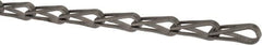 Made in USA - 0.035" Diam Steel Sash Chain - 75 Lb Load Limit, #8, Standard Finish - A1 Tooling