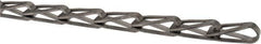 Made in USA - 0.035" Diam Steel Sash Chain - 105 Lb Load Limit, #35, Standard Finish - A1 Tooling