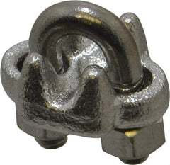 Campbell - 1/8" Wire Rope U-Bolt Clip - 316 Stainless Steel - A1 Tooling