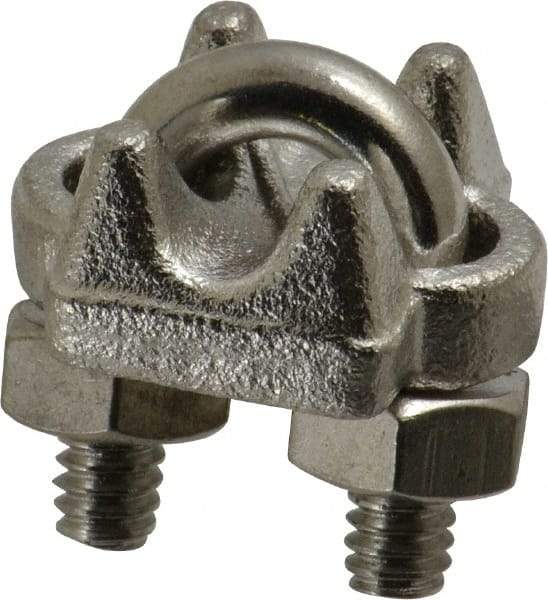 Campbell - 3/16" Wire Rope U-Bolt Clip - 316 Stainless Steel - A1 Tooling