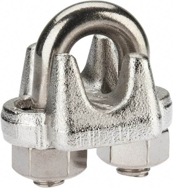 Campbell - 7/16" Wire Rope U-Bolt Clip - 316 Stainless Steel - A1 Tooling