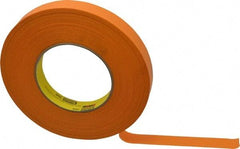 3M - 3/4" Wide x 60 Yd Long Orange Paper Masking Tape - Series 2525, 9.5 mil Thick, 49 In/Lb Tensile Strength - A1 Tooling