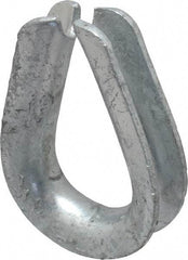 Campbell - 3/8" Wire Rope Thimble Clip - Steel, Heavy-Galvanized - A1 Tooling