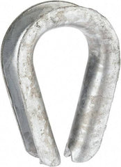 Campbell - 5/8" Wire Rope Thimble Clip - Steel, Heavy-Galvanized - A1 Tooling