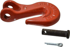 Campbell - 1/4 Inch Chain Diameter, Grade 70 Clevis Hook - 4,100 Lbs. Load Capacity, 3/08 Inch Inside Diameter, 11/32 Inch Pin Diameter, 5/16 Inch Hook Throat - A1 Tooling