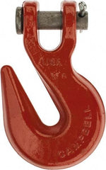 Campbell - 5/8 Inch Chain Diameter, Grade 70 Clevis Hook - 18,100 Lbs. Load Capacity, 13/16 Inch Inside Diameter, 25/32 Inch Pin Diameter, 3/4 Inch Hook Throat - A1 Tooling