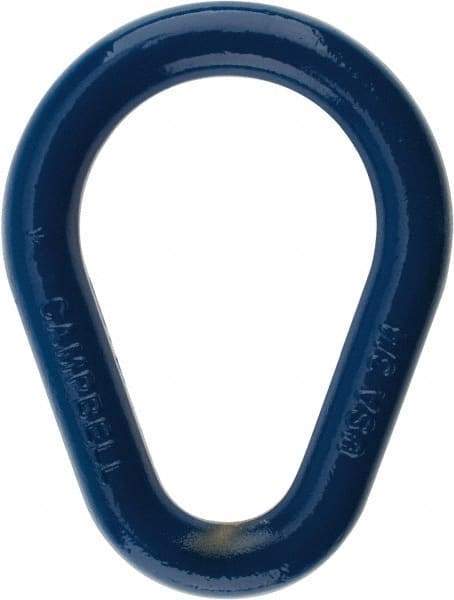 Campbell - Carbon Steel Pear Shape Sling Link - 3/4" Diameter, 6,000 Lb Load Limit - A1 Tooling