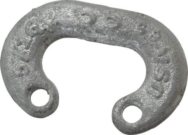 Campbell - Galvanized Carbon Steel Connecting Link - 5/16" Diameter, 2,000 Lb Load Limit - A1 Tooling