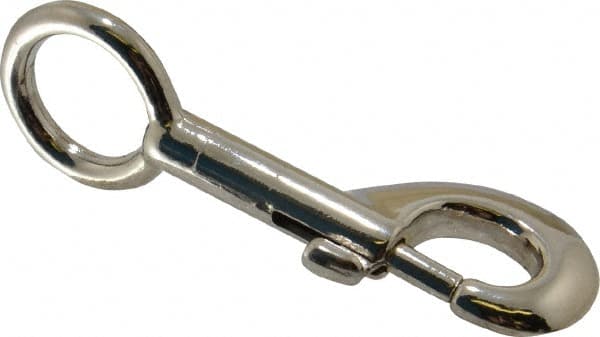 Value Collection - 3-1/2" Long Oval Fixed Eye Bolt Snap - Zinc Alloy with 5/16" Snap Opening - A1 Tooling