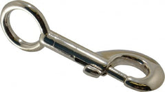 Value Collection - 3-1/2" Long Oval Fixed Eye Bolt Snap - Zinc Alloy with 5/16" Snap Opening - A1 Tooling