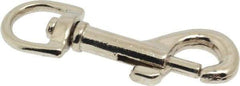 Value Collection - 2-1/4" Long Oval Swivel Eye Bolt Snap - Zinc Alloy with 1/4" Snap Opening - A1 Tooling