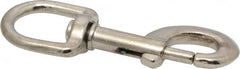 Value Collection - 3-9/16" Long Oval Swivel Eye Bolt Snap - Zinc Alloy with 5/16" Snap Opening - A1 Tooling