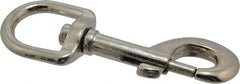 Value Collection - 4" Long Oval Swivel Eye Bolt Snap - Zinc Alloy with 7/16" Snap Opening - A1 Tooling