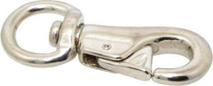 Value Collection - 3-3/4" Long Swivel Eye Bull Snap - Malleable Iron with 9/16" Snap Opening - A1 Tooling