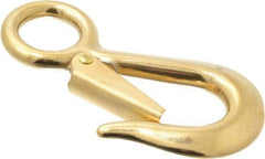 Value Collection - 4-1/8" Long Snap Hook - Solid Brass with 5/8" Snap Opening - A1 Tooling