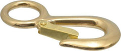 Value Collection - 4-3/4" Long Snap Hook - Solid Brass with 3/4" Snap Opening - A1 Tooling