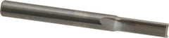 Onsrud - 1/4" Diam, 1/4" Shank Diam, 3/4" Length of Cut, 2 Flute Double Edge Straight Router Bit - 2-1/2" Overall Length, Right Hand Cut, Solid Carbide - A1 Tooling