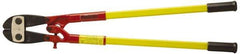 H.K. Porter - 36" OAL, 9/16" Capacity, Bolt Cutter - Round/Center-Cut Head, Fiberglass with Rubber Grips Handle - A1 Tooling