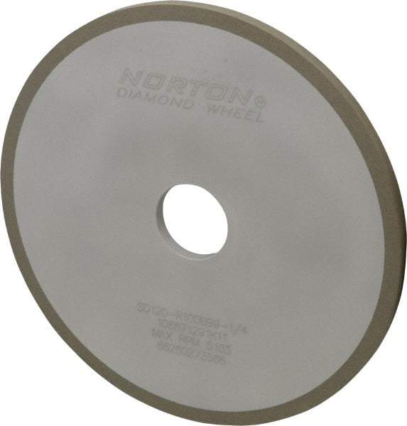 Norton - 7" Diam x 1-1/4" Hole x 1/4" Thick, 120 Grit Surface Grinding Wheel - Diamond, Type 1A1, Fine Grade, Resinoid Bond - A1 Tooling