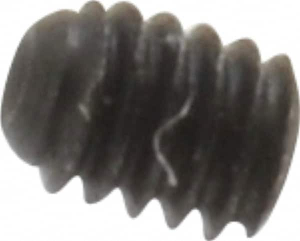 Unbrako - #1-72 UNF, 3/32" OAL, Cup Point Set Screw - Grade 8 Alloy Steel, 0.035" Key - A1 Tooling