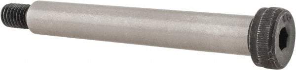 Unbrako - 1/2" Shoulder Diam x 3-1/2" Shoulder Length, 3/8-16 UNC, Hex Socket Shoulder Screw - 8 Alloy Steel, 0.729 to 3/4" Head Diam - A1 Tooling