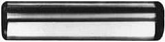 Made in USA - 5mm Diam x 25mm Pin Length Alloy Steel Standard Dowel Pin - Bright Finish, C 47-58 & C 60 (Surface) Hardness, 1 Beveled & 1 Rounded End - A1 Tooling