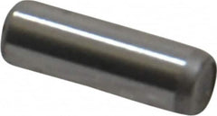 Unbrako - 1/8" Diam x 3/8" Pin Length Grade 8 Alloy Steel Oversized Dowel Pin - C 60 (Surface) & C 50-58 Hardness, 1,845 Lb Breaking Strength, 1 Beveled & 1 Rounded End - A1 Tooling