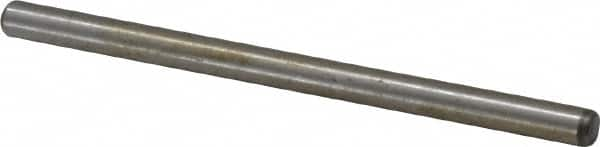 Unbrako - 1/8" Diam x 2" Pin Length Grade 8 Alloy Steel Oversized Dowel Pin - C 60 (Surface) & C 50-58 Hardness, 1,845 Lb Breaking Strength, 1 Beveled & 1 Rounded End - A1 Tooling