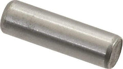 Unbrako - 3/16" Diam x 5/8" Pin Length Grade 8 Alloy Steel Oversized Dowel Pin - C 60 (Surface) & C 50-58 Hardness, 4,140 Lb Breaking Strength, 1 Beveled & 1 Rounded End - A1 Tooling