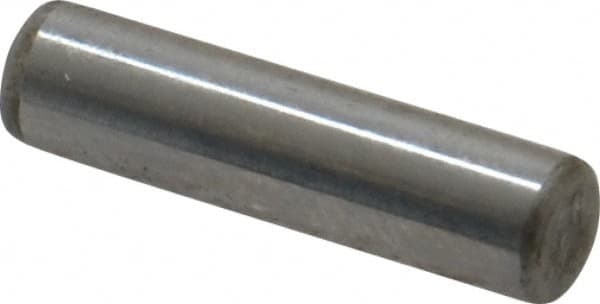 Unbrako - 3/16" Diam x 3/4" Pin Length Grade 8 Alloy Steel Oversized Dowel Pin - C 60 (Surface) & C 50-58 Hardness, 4,140 Lb Breaking Strength, 1 Beveled & 1 Rounded End - A1 Tooling