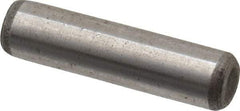 Unbrako - 1/4" Diam x 1" Pin Length Grade 8 Alloy Steel Oversized Dowel Pin - C 60 (Surface) & C 50-58 Hardness, 7,370 Lb Breaking Strength, 1 Beveled & 1 Rounded End - A1 Tooling