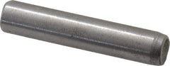 Unbrako - 1/4" Diam x 1-1/4" Pin Length Grade 8 Alloy Steel Oversized Dowel Pin - C 60 (Surface) & C 50-58 Hardness, 7,370 Lb Breaking Strength, 1 Beveled & 1 Rounded End - A1 Tooling