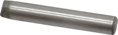 Unbrako - 1/4" Diam x 1-1/2" Pin Length Grade 8 Alloy Steel Oversized Dowel Pin - C 60 (Surface) & C 50-58 Hardness, 7,370 Lb Breaking Strength, 1 Beveled & 1 Rounded End - A1 Tooling