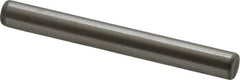 Unbrako - 1/4" Diam x 2-1/4" Pin Length Grade 8 Alloy Steel Oversized Dowel Pin - C 60 (Surface) & C 50-58 Hardness, 7,370 Lb Breaking Strength, 1 Beveled & 1 Rounded End - A1 Tooling