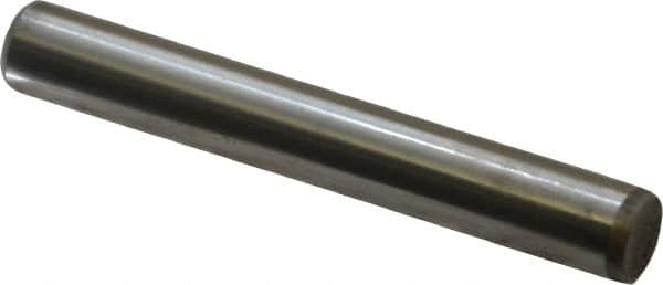 Unbrako - 5/16" Diam x 2-1/4" Pin Length Grade 8 Alloy Steel Oversized Dowel Pin - C 60 (Surface) & C 50-58 Hardness, 11,500 Lb Breaking Strength, 1 Beveled & 1 Rounded End - A1 Tooling