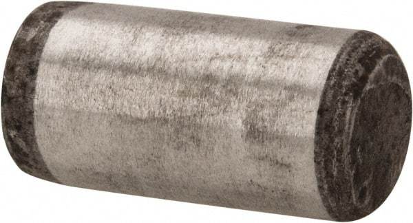 Unbrako - 3/8" Diam x 3/4" Pin Length Grade 8 Alloy Steel Oversized Dowel Pin - C 60 (Surface) & C 50-58 Hardness, 16,580 Lb Breaking Strength, 1 Beveled & 1 Rounded End - A1 Tooling