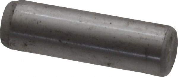 Unbrako - 3/8" Diam x 1-1/4" Pin Length Grade 8 Alloy Steel Oversized Dowel Pin - C 60 (Surface) & C 50-58 Hardness, 16,580 Lb Breaking Strength, 1 Beveled & 1 Rounded End - A1 Tooling